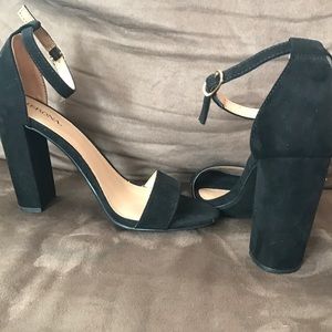 Women's Black Merona Sandals with Heel